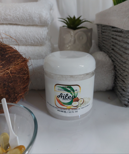 Coconut body scrub sea salt